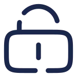 Lock Keyhole Minimalistic Unlocked SVG Icon